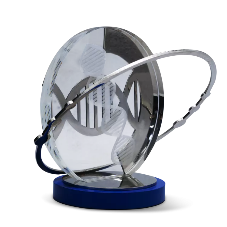 Подарочная статуэтка «Спираль ДНК»