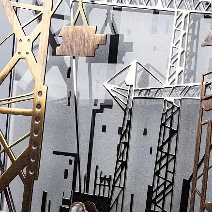 Подарочная плакетка «Строителю» МП-41475