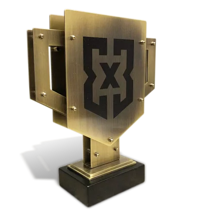 Наградной металлический кубок МПК-34057	