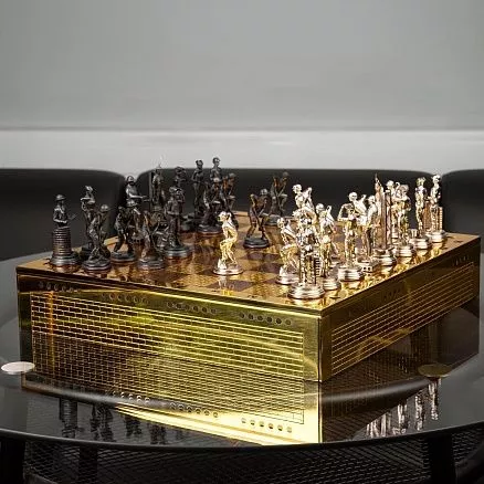 Шахматы с фигурками строителей МП-32731