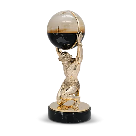 Статуэтка «Атлант» со сферой нефти МСТ-24628