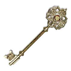 Литой подарочный ключ